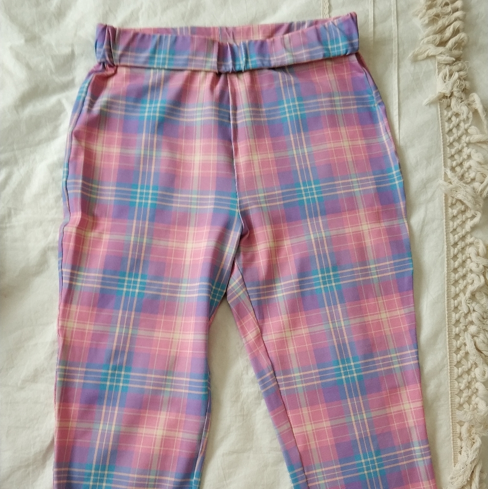 Plaid sugar trillz pants
